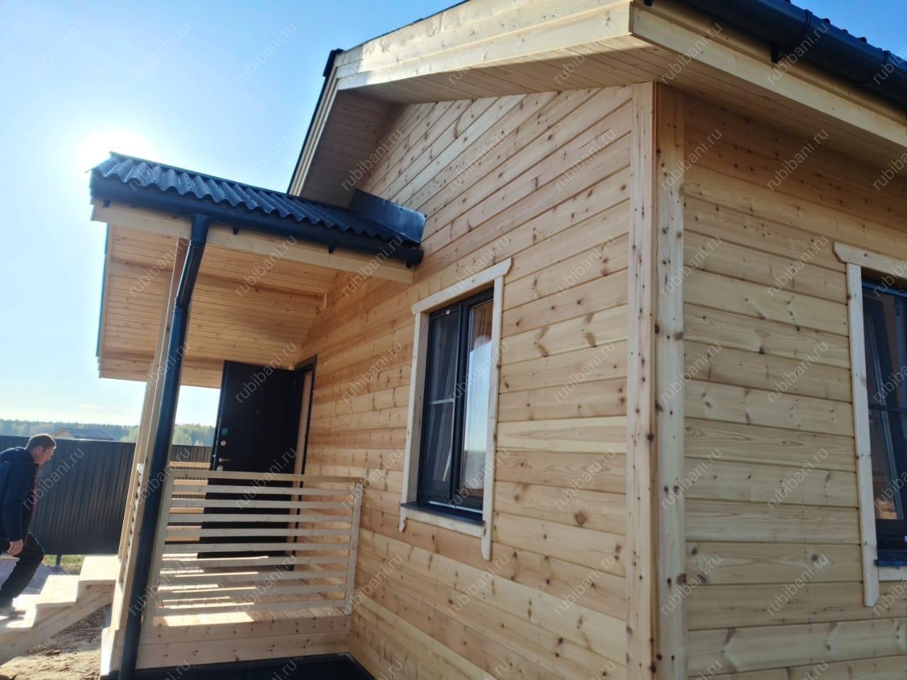 Баня под ключ 7х7 с крыльцом — фото 8 Баня под ключ 7х7 с крыльцом — фото 8