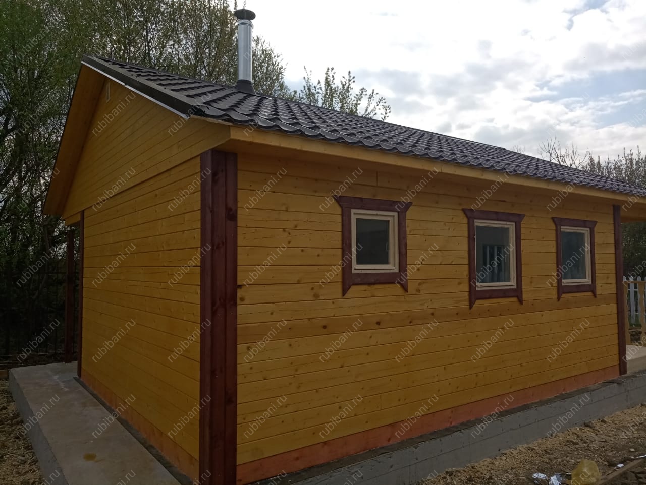 Баня из бруса 6 на 5 — фото 3 Баня из бруса 6 на 5 — фото 3