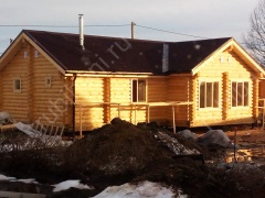 Баня из бревна 7×14 (ББ-18), 98 м²