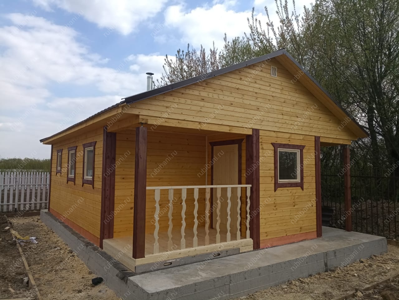 Баня из бруса 6 на 5 — фото 2 Баня из бруса 6 на 5 — фото 2