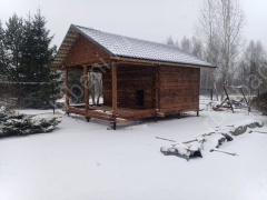 Баня с предбанником и террасой 36 м²