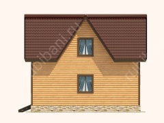 Баня из бруса 6×8 (Б-66), 48 м²