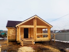 Баня из бревна 7×14 (ББ-18), 98 м²