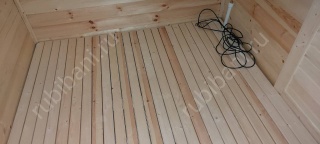 Баня из бруса 6 на 4 с туалетом 24 м²