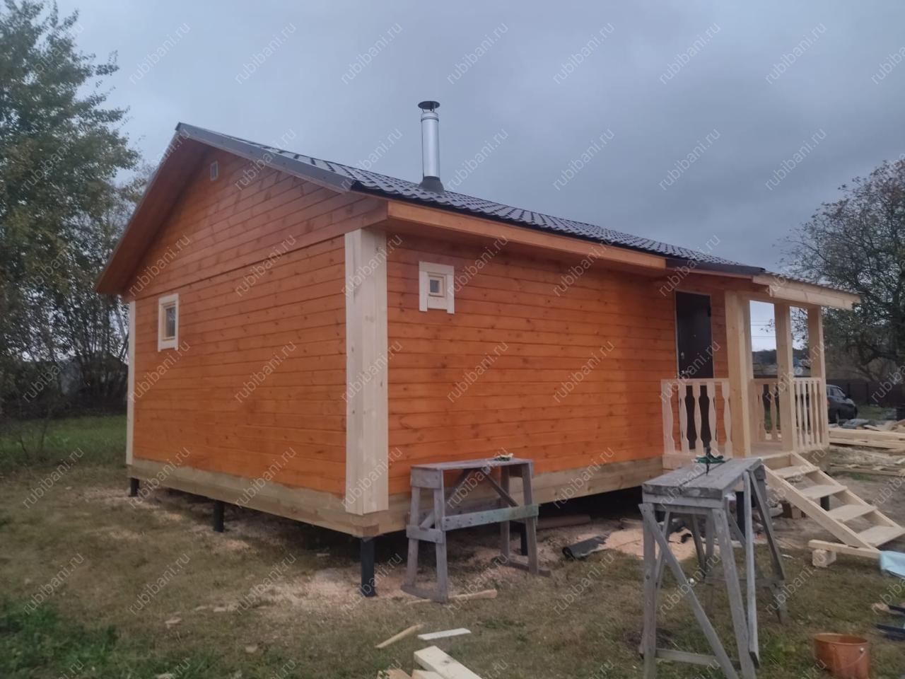 Баня из бруса под ключ 6×7 — фото 3 Баня из бруса под ключ 6×7 — фото 3