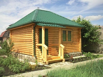 Дом 6×6 м в чашу, 36 м²