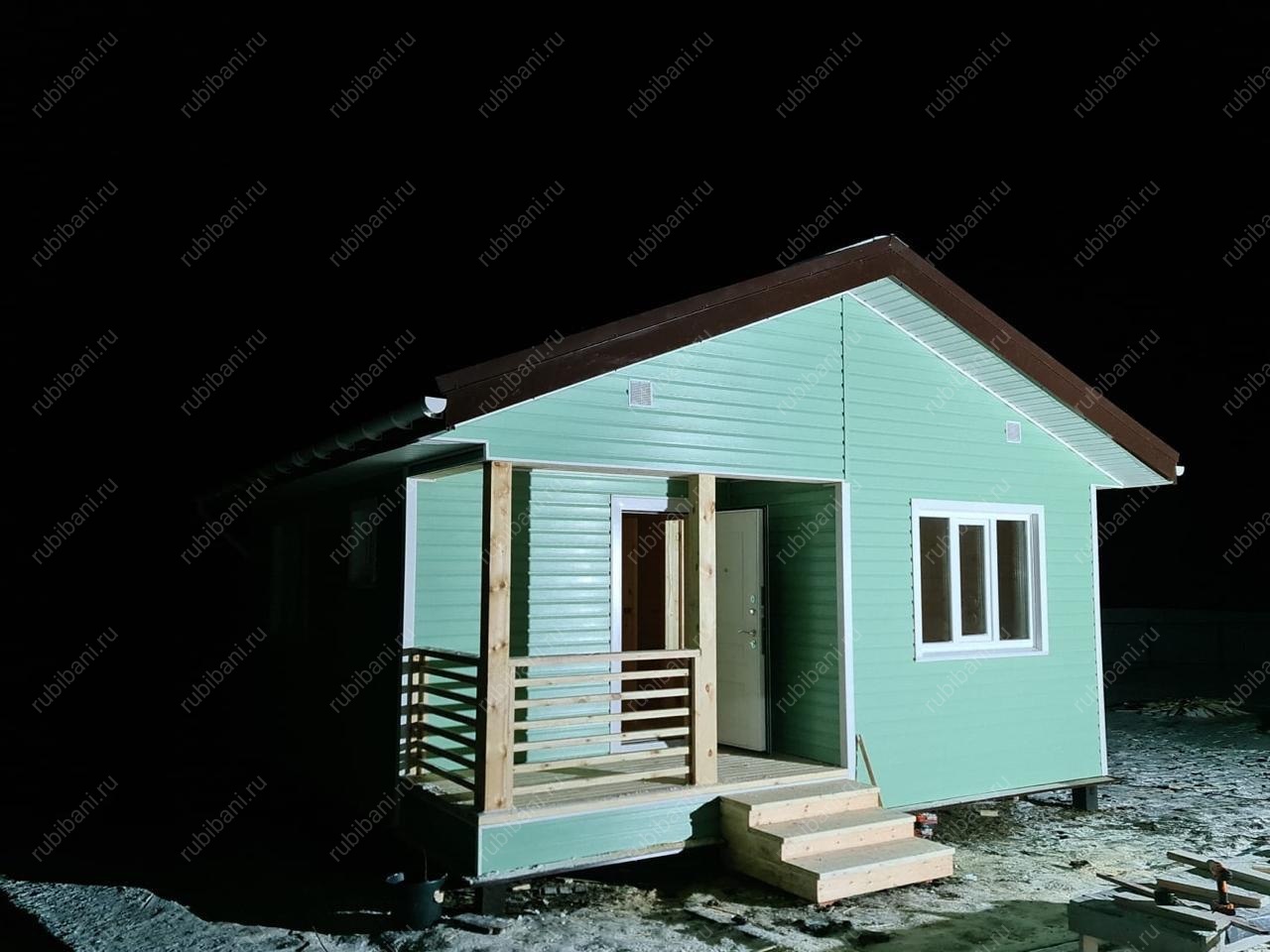 Баня из бруса 6х8 Проект Б-81 — фото 14 Баня из бруса 6х8 Проект Б-81 — фото 14